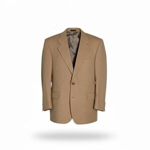 Saddlebred Men's Classic Fit Camel Hair Sport Coat – Tan